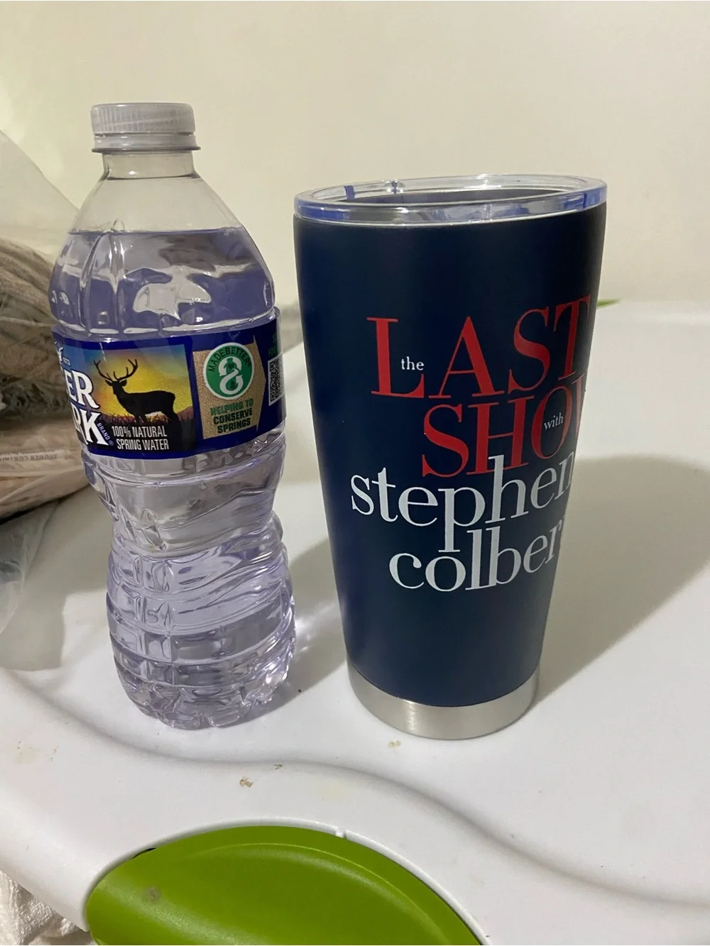 The Last Show with Stephen Colbert Dark Blue Stainless Steel Insulated Tumbler